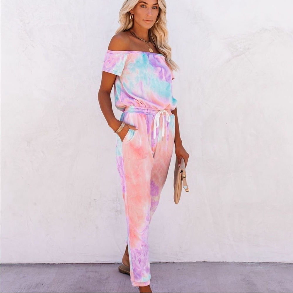 VICI tie dye jumpsuit